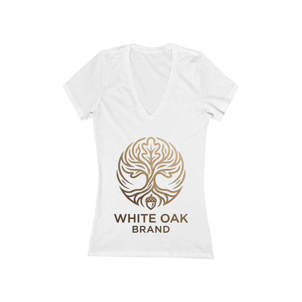 White Oak Brand V-Neck Tee — Women's Deep V Short Sleeve Shirt