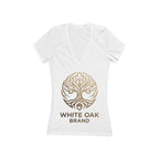 White Oak Brand V-Neck Tee — Women's Deep V Short Sleeve Shirt