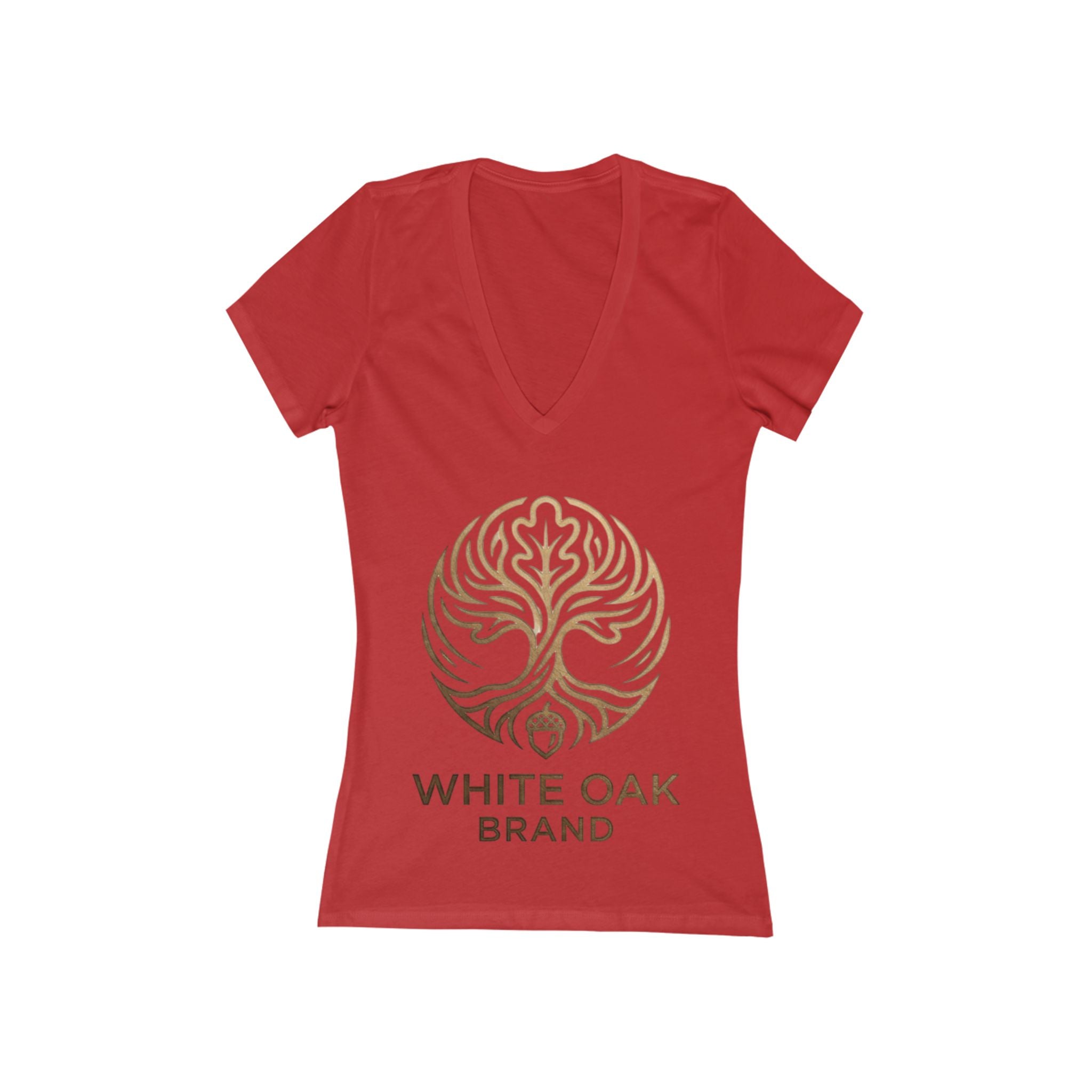 White Oak Brand V-Neck Tee — Women's Deep V Short Sleeve Shirt