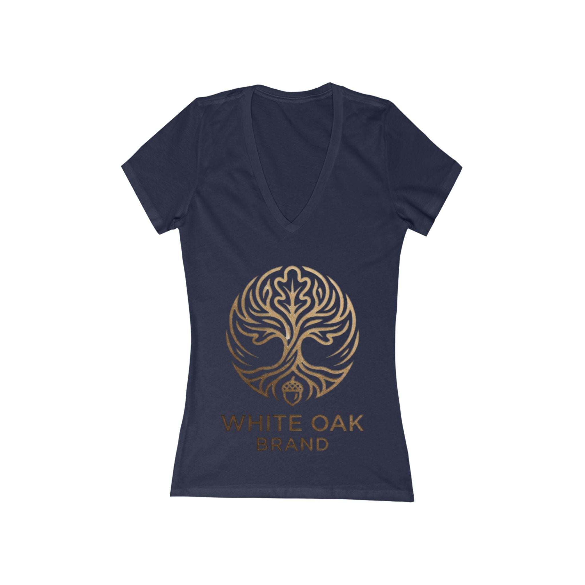 White Oak Brand V-Neck Tee — Women's Deep V Short Sleeve Shirt