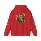 White Oak Brand Hoodie — Sunflowers, Fox & Rustic Nature Graphic