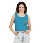 White Oak Brand Tank Top — Minimal Tree Logo Chest Print
