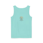 White Oak Brand Tank Top — Minimal Tree Logo Chest Print