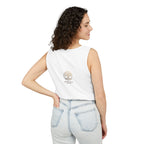 White Oak Brand Tank Top — Minimal Tree Logo Chest Print