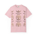 White Oak Brand Logo T-Shirt — Repeated Tree Emblem Tee
