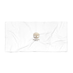 White Oak Brand Minimalist Logo Beach Towel – Luxury Resort Cotton