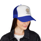 White Oak Brand Trucker Cap — Vintage Tree Logo Mesh Hat