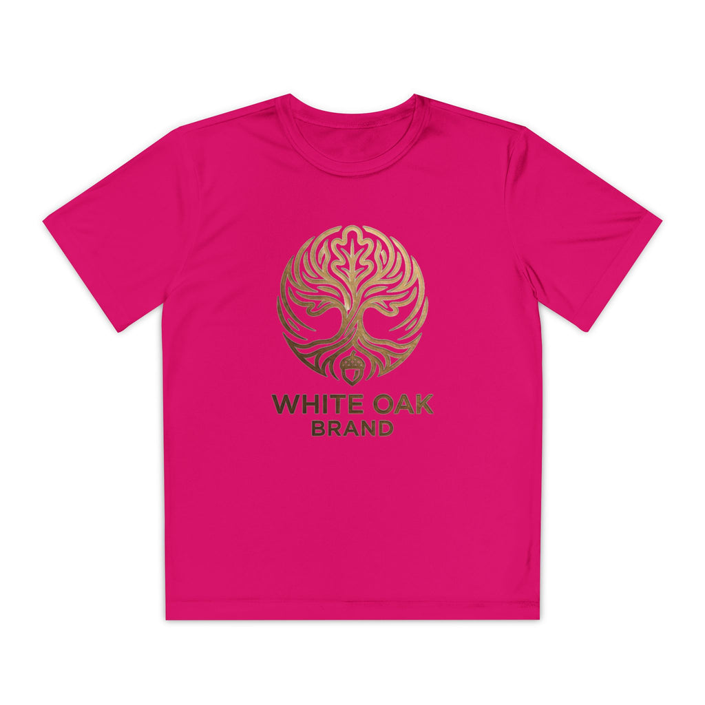 White Oak Brand Youth Tee — Tree Logo Athletic Shirt