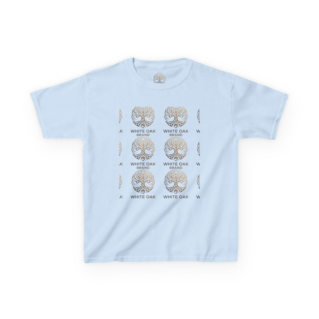 Kids White Oak Tree Tee – Vintage Botanical Tree Graphic Shirt