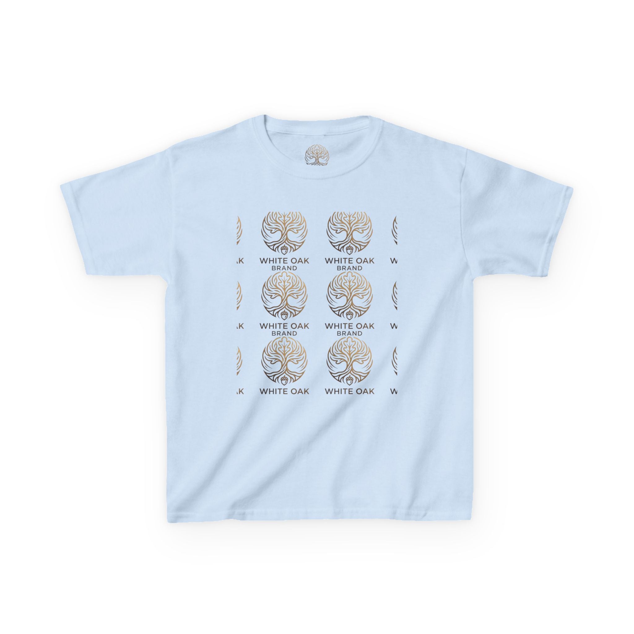 Kids White Oak Tree Tee – Vintage Botanical Tree Graphic Shirt