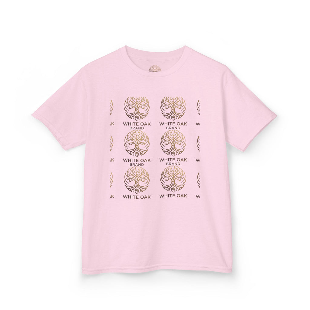 Kids White Oak Tree Tee – Vintage Botanical Tree Graphic Shirt