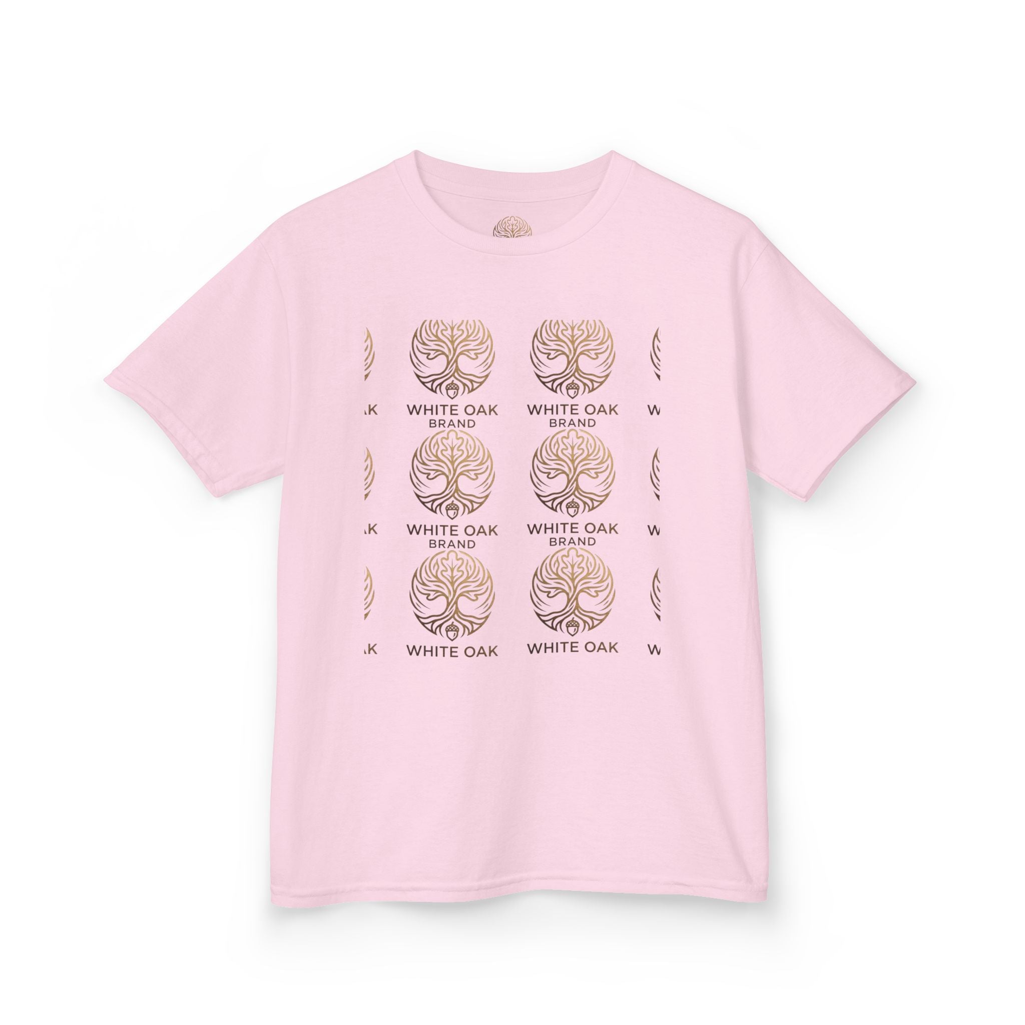 Kids White Oak Tree Tee – Vintage Botanical Tree Graphic Shirt