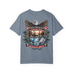 White Oak Brand Repeat Logo T-Shirt — Vintage Tree Skull Graphic Tee