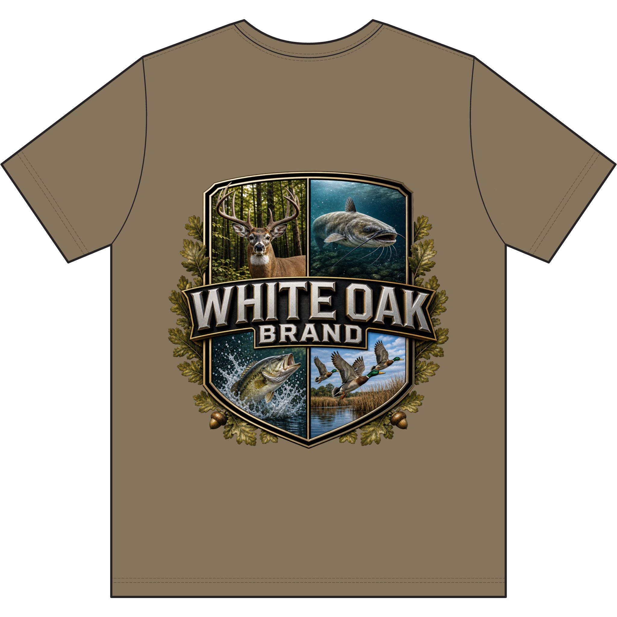 White Oak Brand Camo Cotton Tee