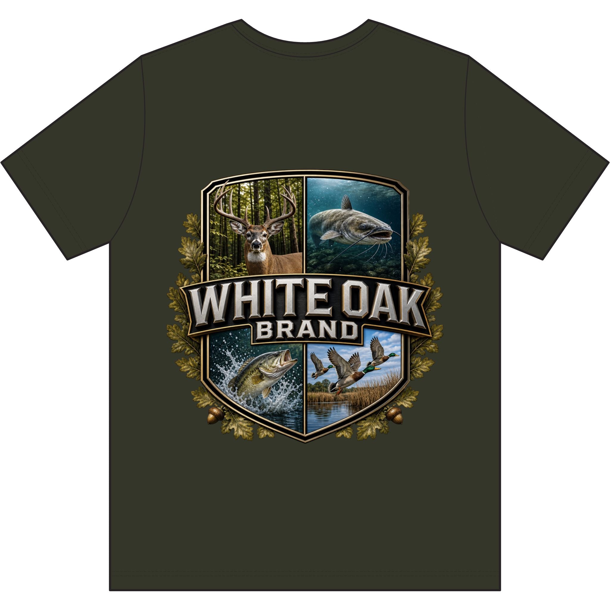 White Oak Brand Camo Cotton Tee