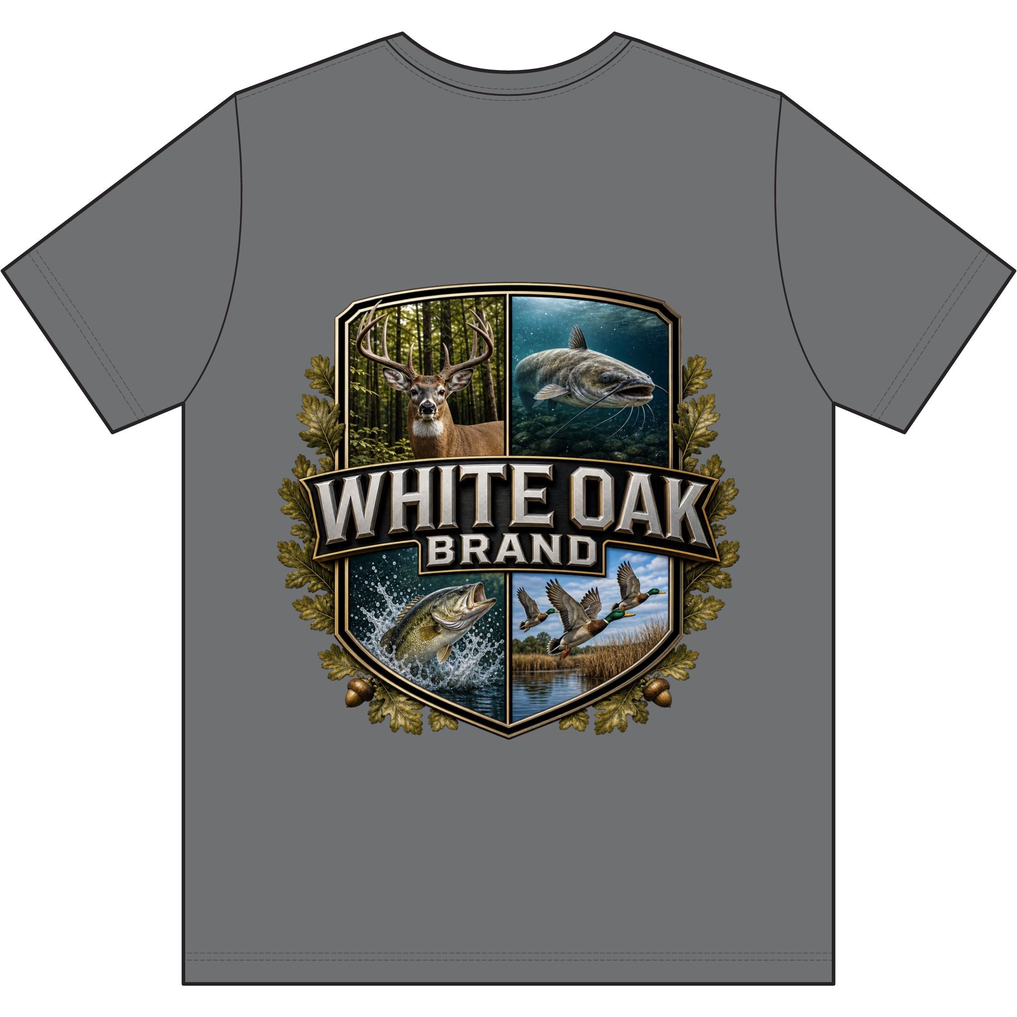 White Oak Brand Camo Cotton Tee