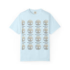 White Oak Brand Repeat Logo T-Shirt — Vintage Tree Skull Graphic Tee