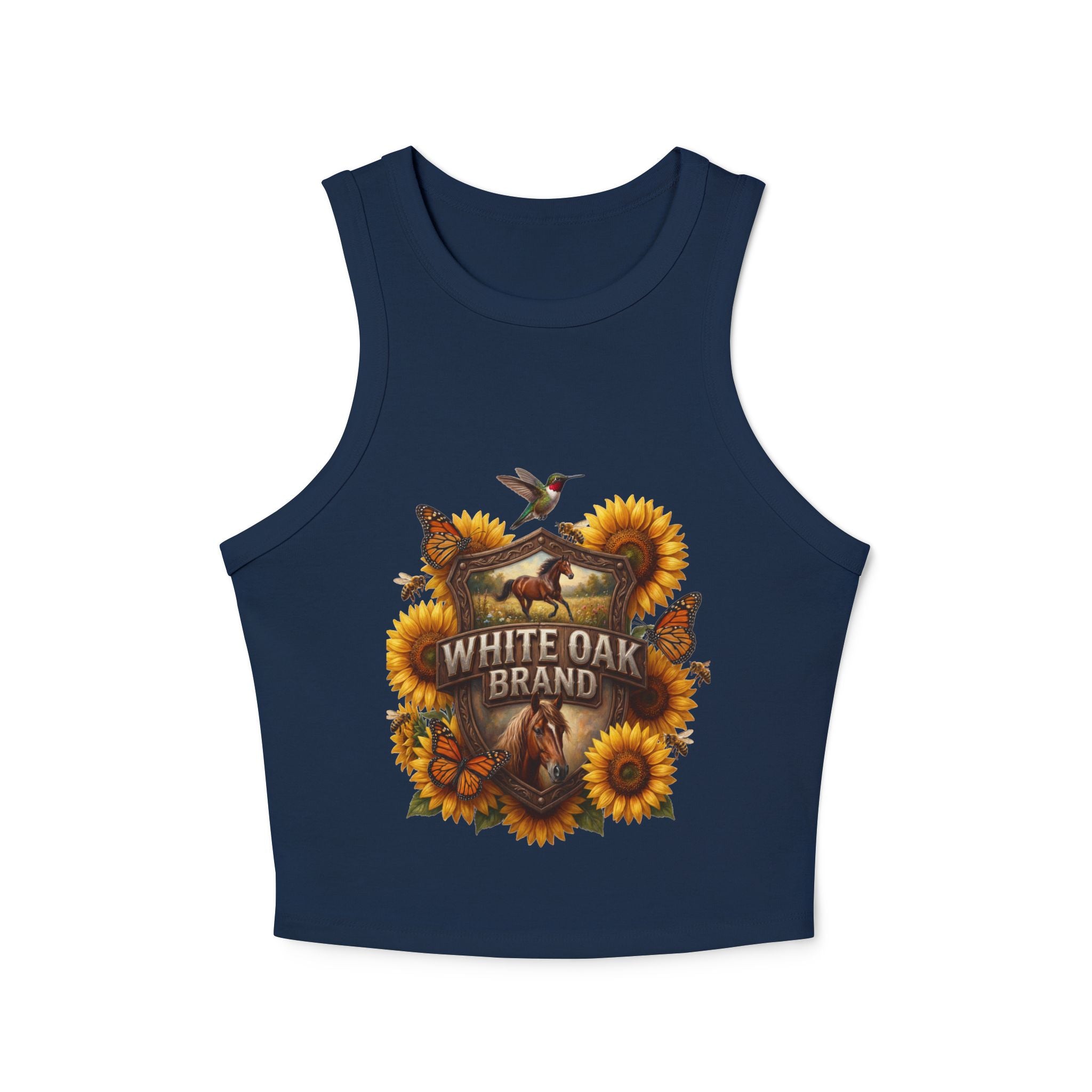 White Oak Brand Sunflower Graphic Tank