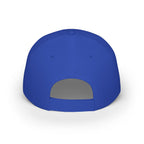 Red Low-Profile Baseball Cap — Gold White Oak Brand Tree Logo