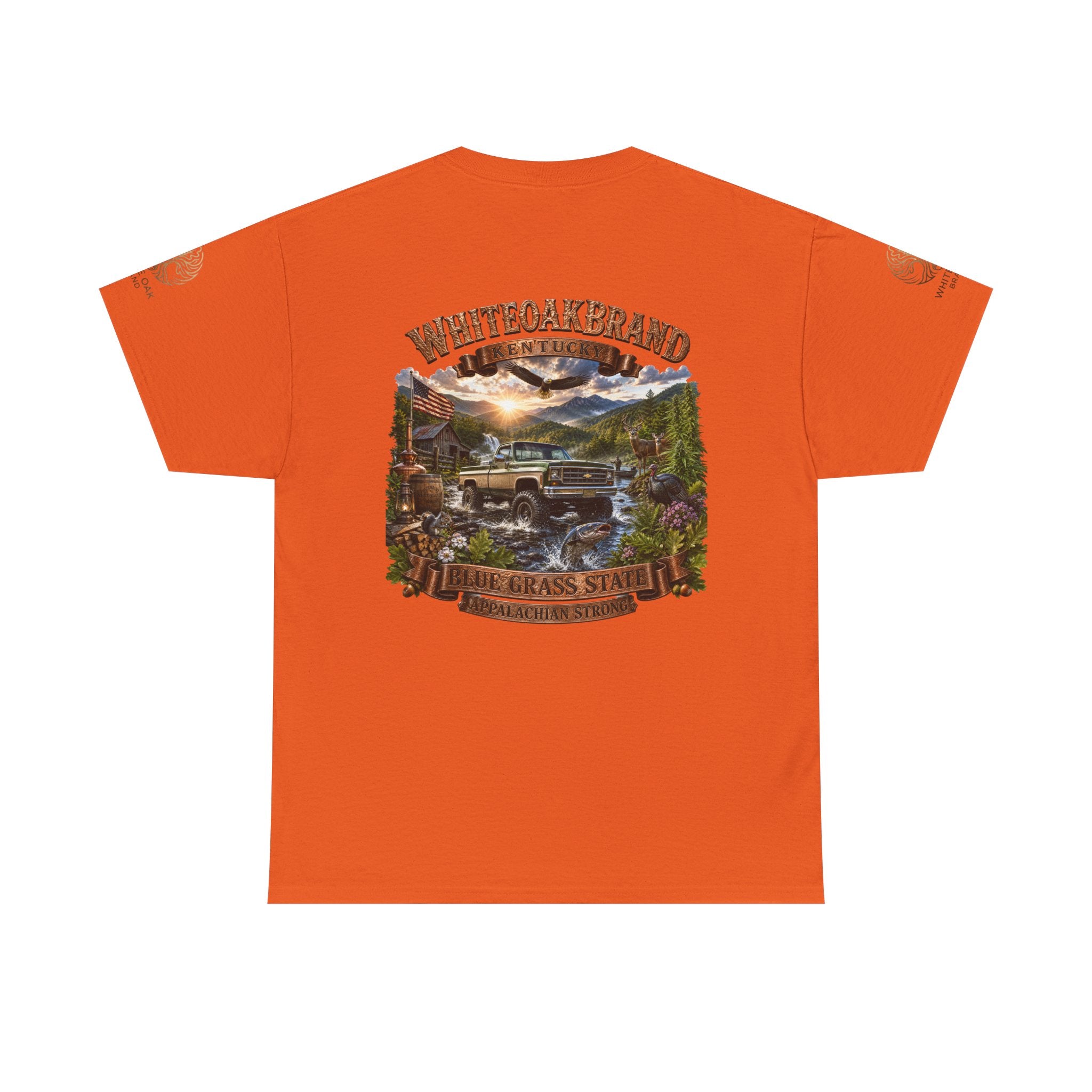 Vintage Off-Road Truck Tee — White Oak Brand "Bluegrass State" Graphic T-Shirt