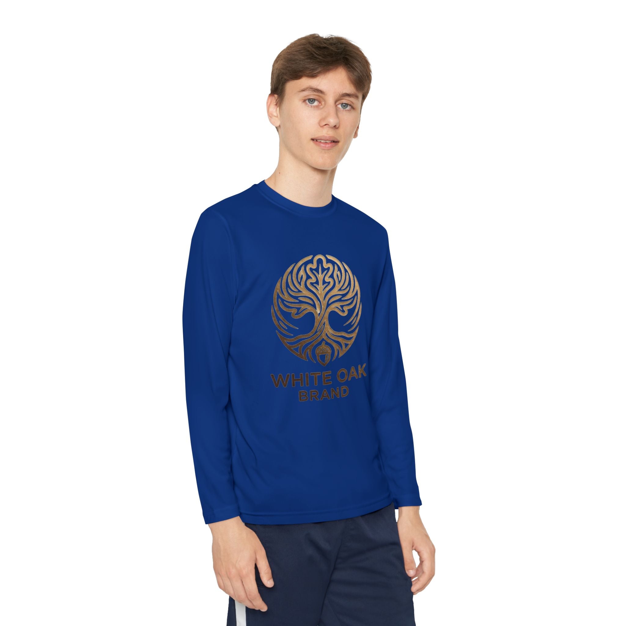 White Oak Logo Youth Long Sleeve Tee