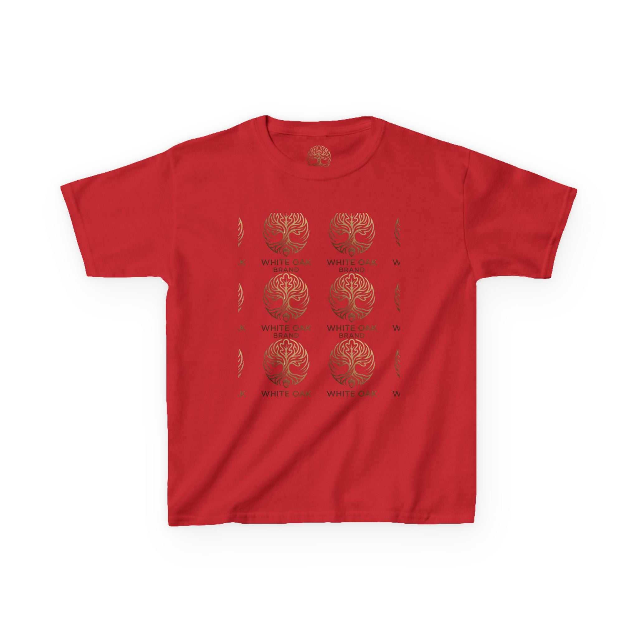 Kids White Oak Tree Tee – Vintage Botanical Tree Graphic Shirt