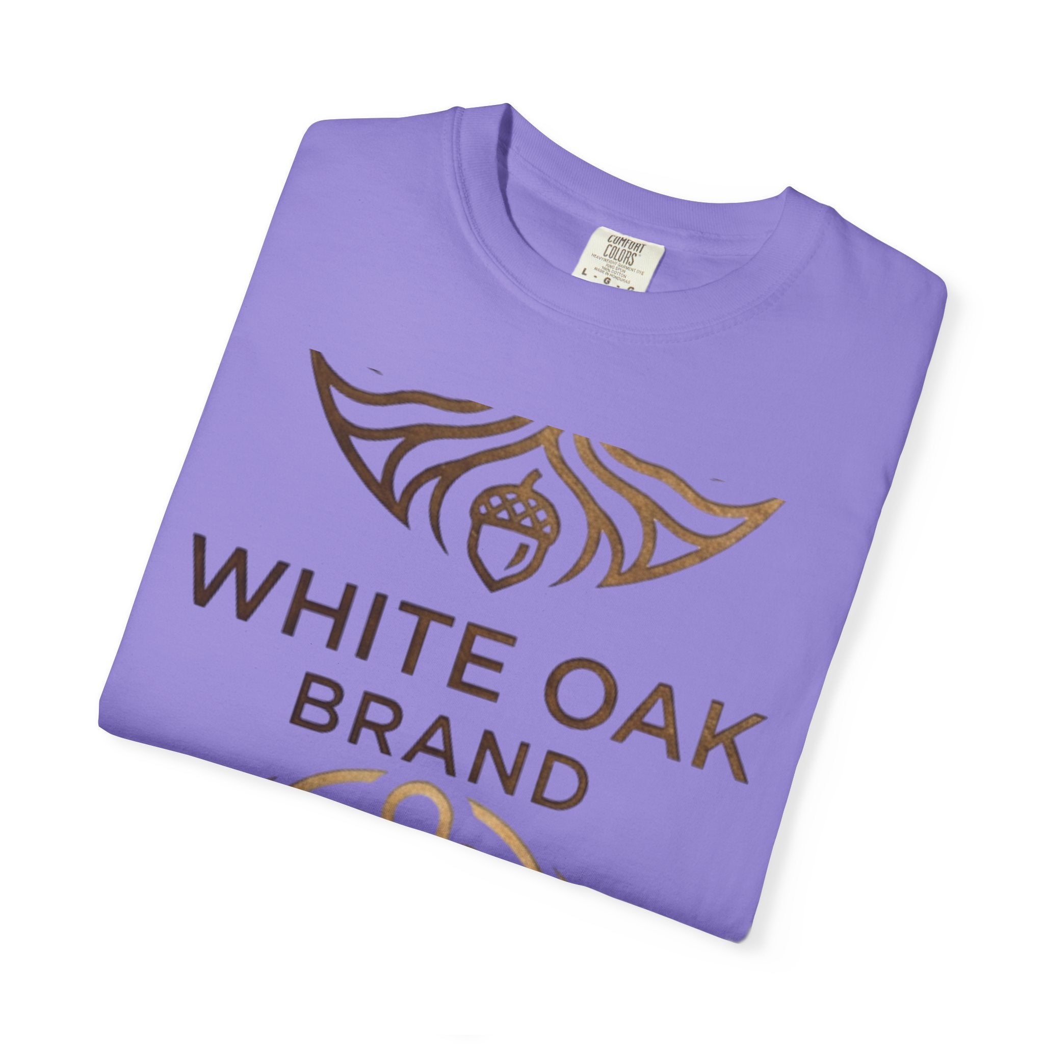 White Oak Brand Repeat Logo T-Shirt — Vintage Tree Skull Graphic Tee