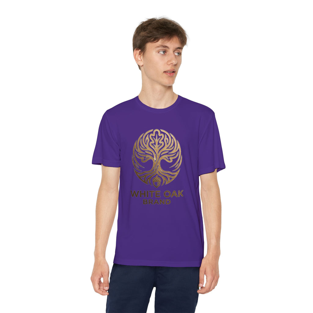 White Oak Brand Youth Tee — Tree Logo Athletic Shirt
