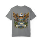 White Oak Brand Logo T-Shirt — Repeated Tree Emblem Tee