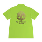 White Oak Brand Men's Polo — Embroidered Tree Logo Performance Shirt