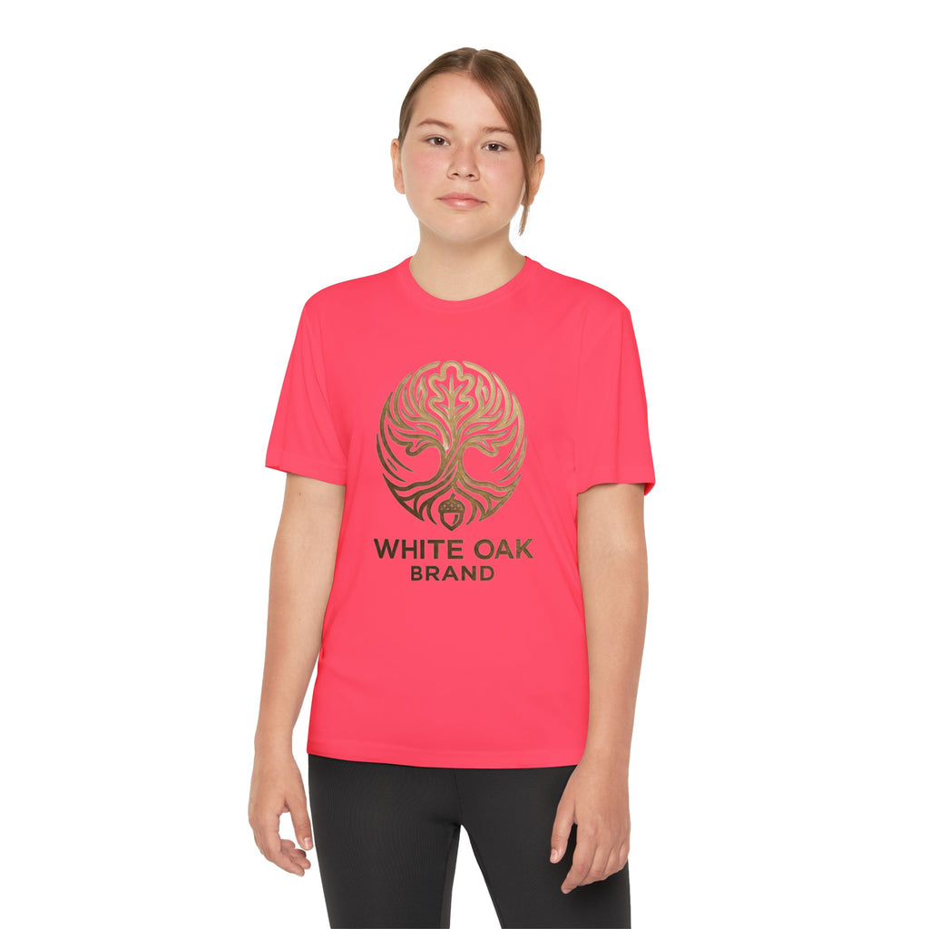 White Oak Brand Youth Tee — Tree Logo Athletic Shirt