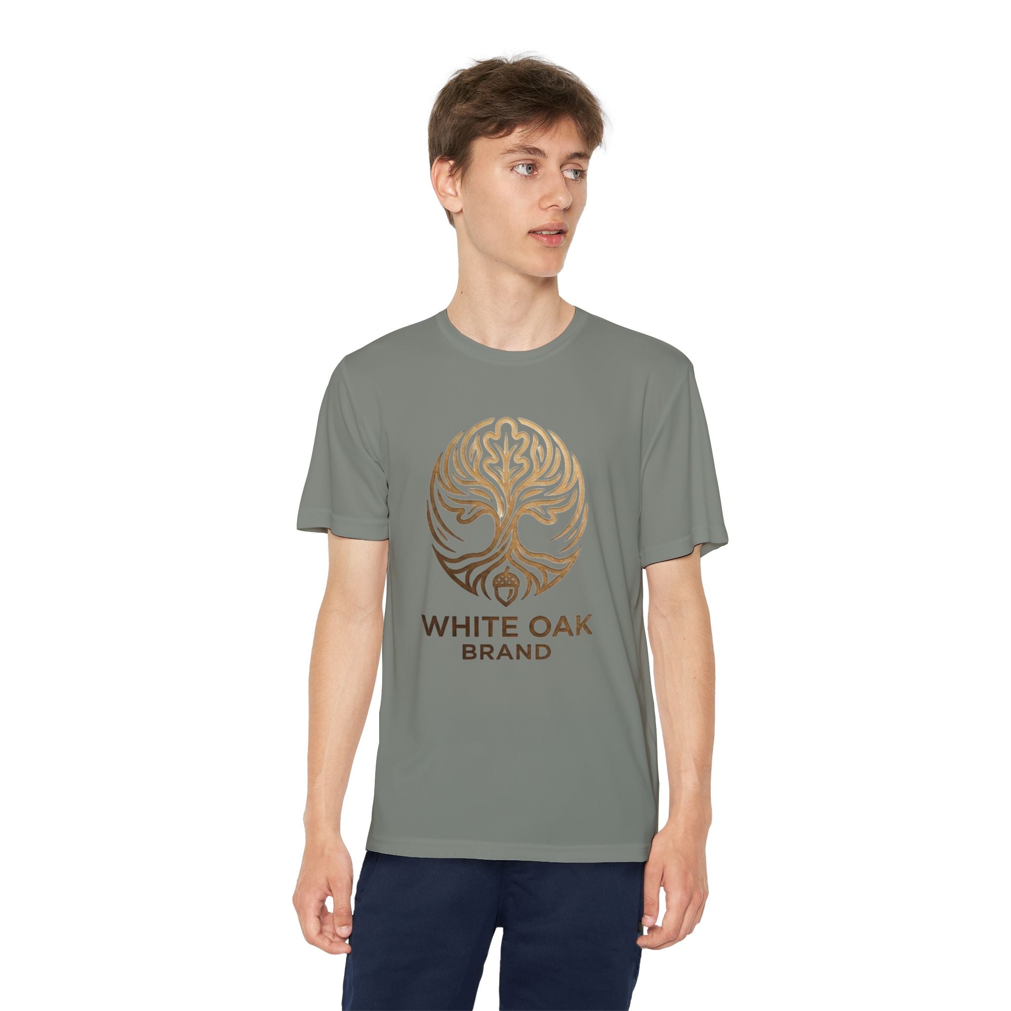White Oak Brand Youth Tee — Tree Logo Athletic Shirt