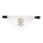 White Oak Logo Pet Bandana Collar – Branded Dog & Cat Accessory