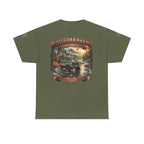 T-Shirt — White Oak Brand Appalachian Strength Graphic Tee (Truck, Mountains & River)