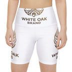 Workout Shorts — White Oak Brand Logo All-Over Print