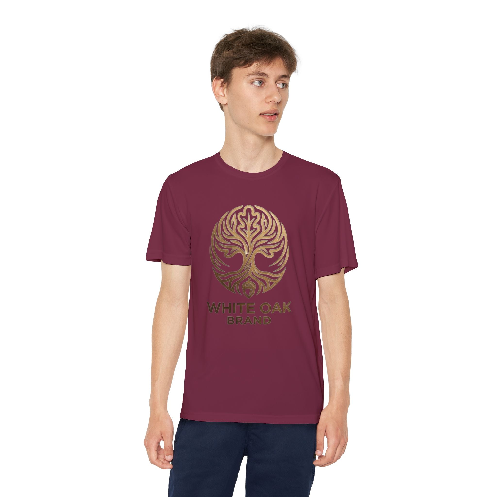 White Oak Brand Youth Tee — Tree Logo Athletic Shirt