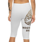 Capri Leggings — White Oak Brand Logo Cropped Activewear