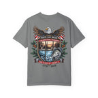 White Oak Brand Repeat Logo T-Shirt — Vintage Tree Skull Graphic Tee