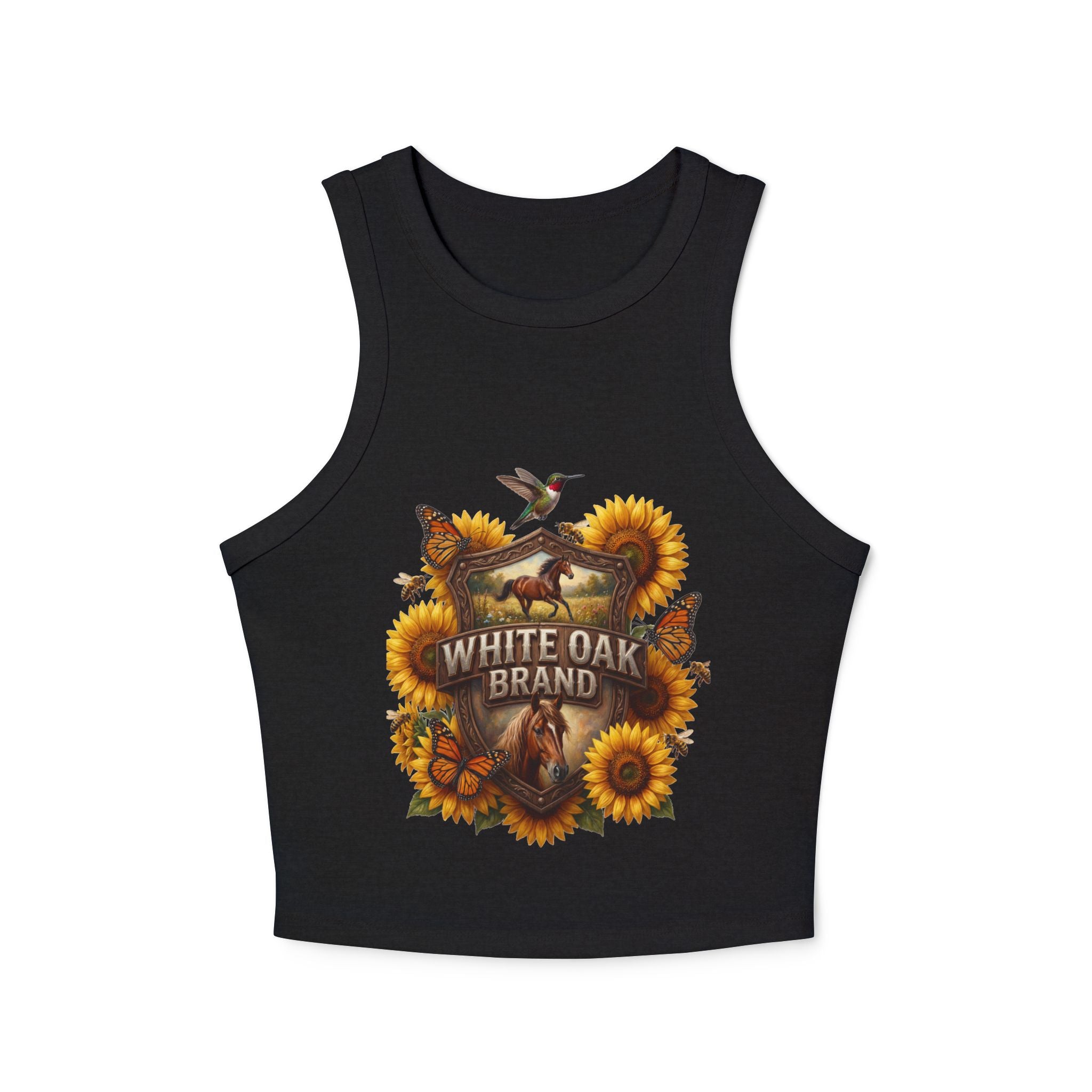 White Oak Brand Sunflower Graphic Tank
