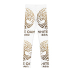 Youth Leggings — White Oak Brand Gold Emblem All-Over Print