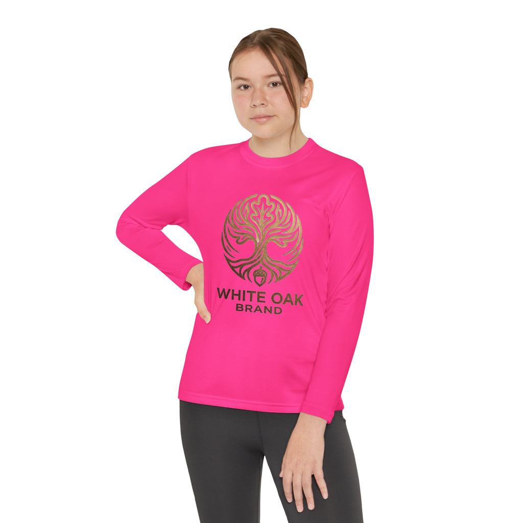 White Oak Logo Youth Long Sleeve Tee