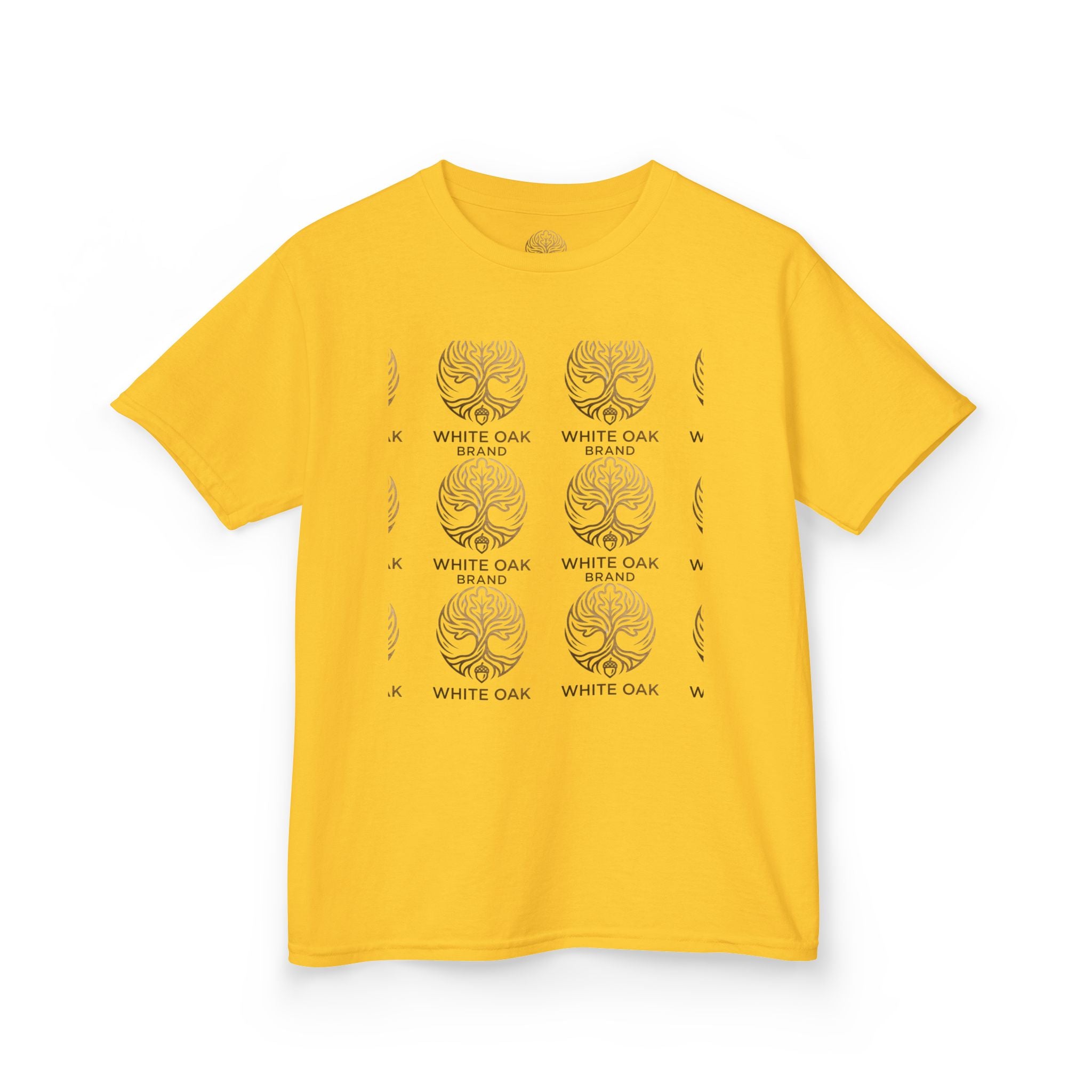 Kids White Oak Tree Tee – Vintage Botanical Tree Graphic Shirt