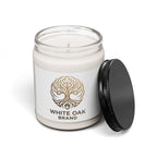 Soy Candle — White Oak Scented 9oz Glass Jar