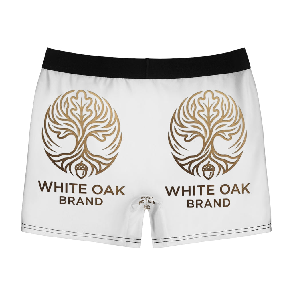 White Oak Brand Boxer Briefs — Logo All-Over Print Men’s Underwear