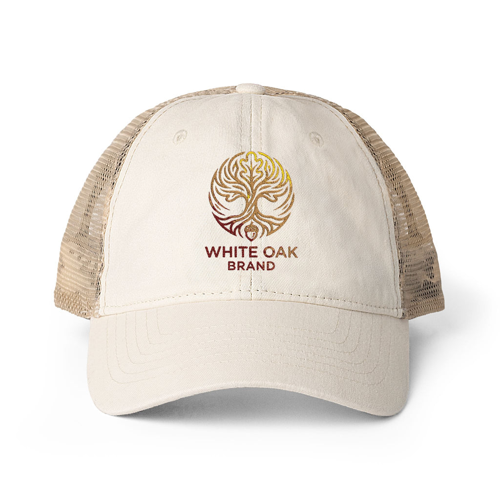 Women's Washed Mesh-Back Cap