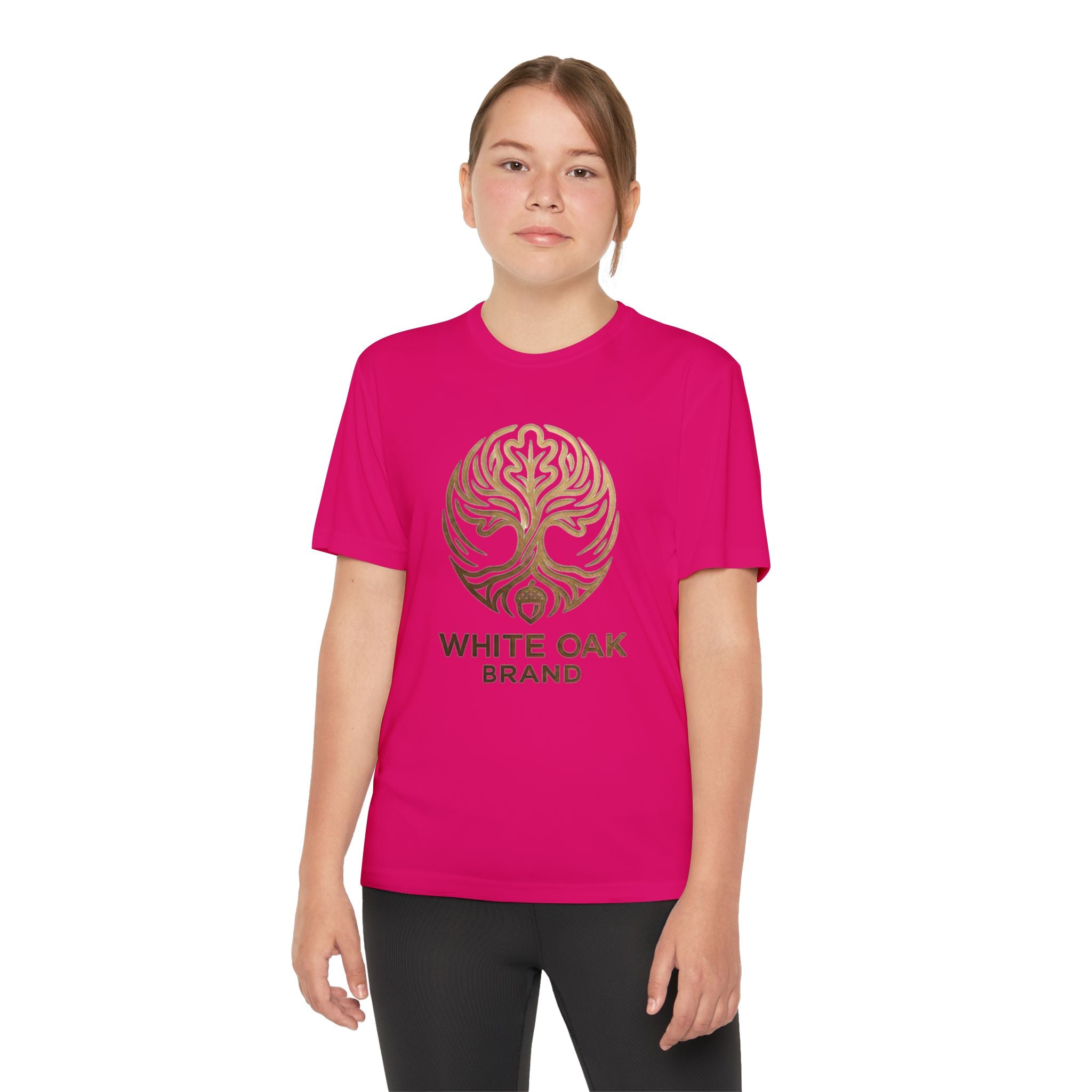 White Oak Brand Youth Tee — Tree Logo Athletic Shirt
