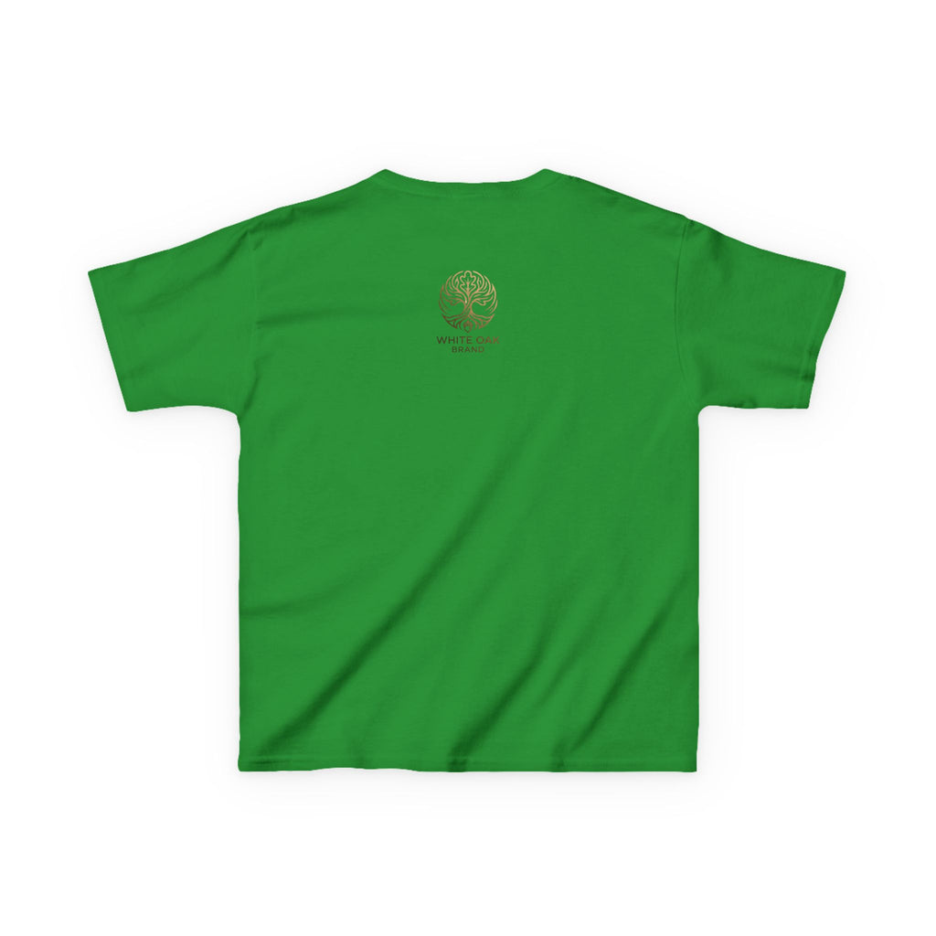 Kids White Oak Tree Tee – Vintage Botanical Tree Graphic Shirt
