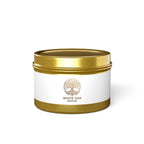 White Oak Tin Candle — Woodsy Aromatic Soy Candle in Travel Tin