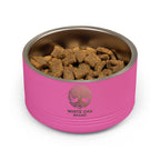 White Oak Brand Stainless Pet Bowl — 18oz Ceramic-Look Metal Dog & Cat Dish